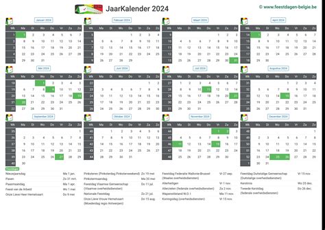 schoolvakanties vlaanderen 2024.